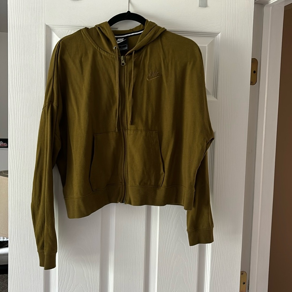 Nike crop zip up
